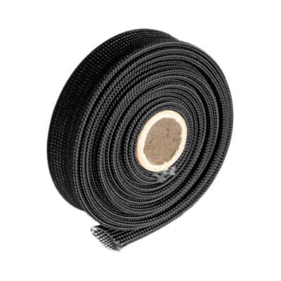 paypay 2Pcs Heat Fiberglass Shield Sleeve Adjustable Hose Heat Spark Plug