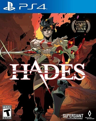 Hades Sony PlayStation 4 Game Complete in Original Case w/ Manual Great Shape