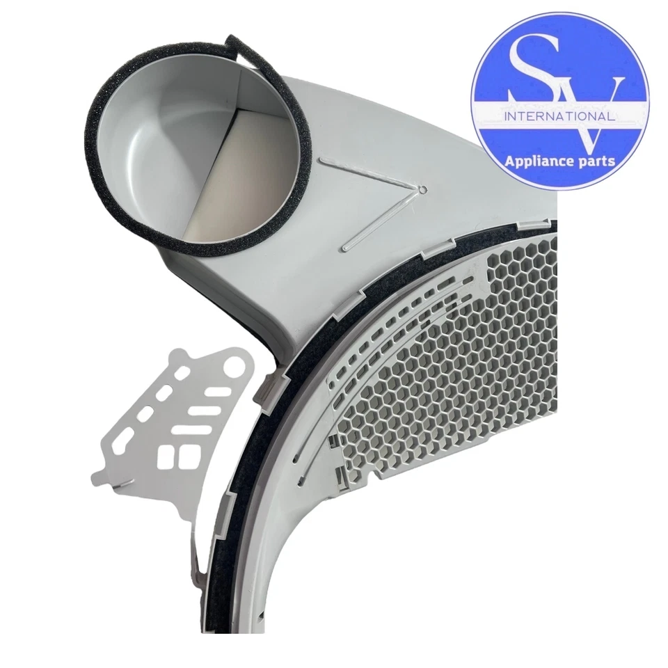 Carcasa de pantalla de pelusa para secadora GE WE03X25275 WE03X25314 WE01X24546 Foto 2 de 4