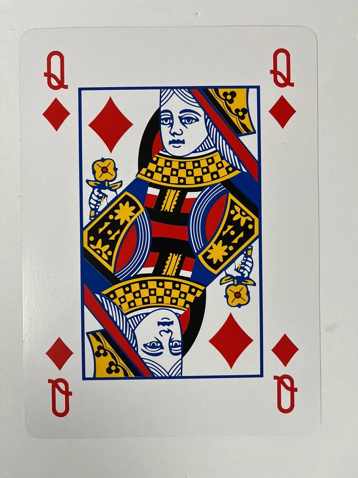 Nifty 8.5 x 11 Inch Full Standard Deck Jumbo Playing Cards. 52 Cards + 2 Jokers - Image 3 of 4