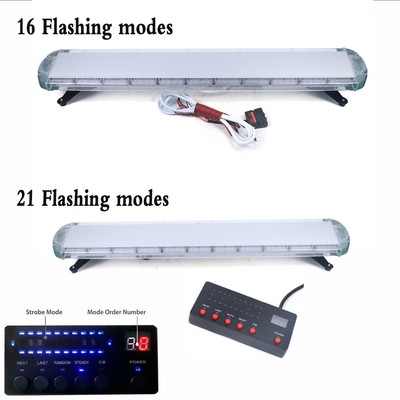 96 LED Strobe Light Lamp Bar Tow Truck Amber Emergency Beacon 51'' Warn Light