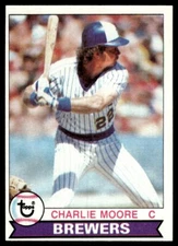 1979 Topps Charlie Moore Milwaukee Brewers #408