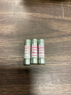 GOULD SHAWMUT TRM10 TRI-ONIC FUSES, Lot Of 3