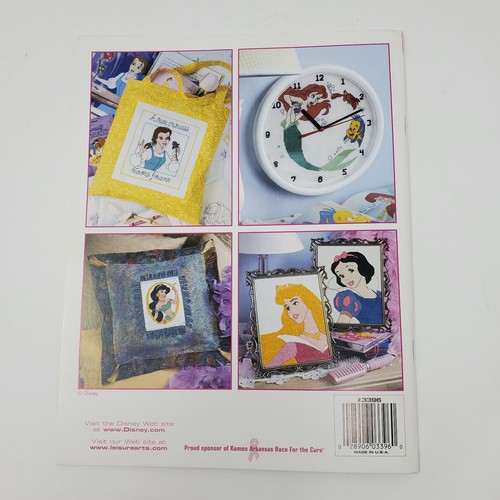 Disney Princesses in Cross Stitch Leisure Art 3396 Pattern Bk Princess Collectio - Picture 3 of 11