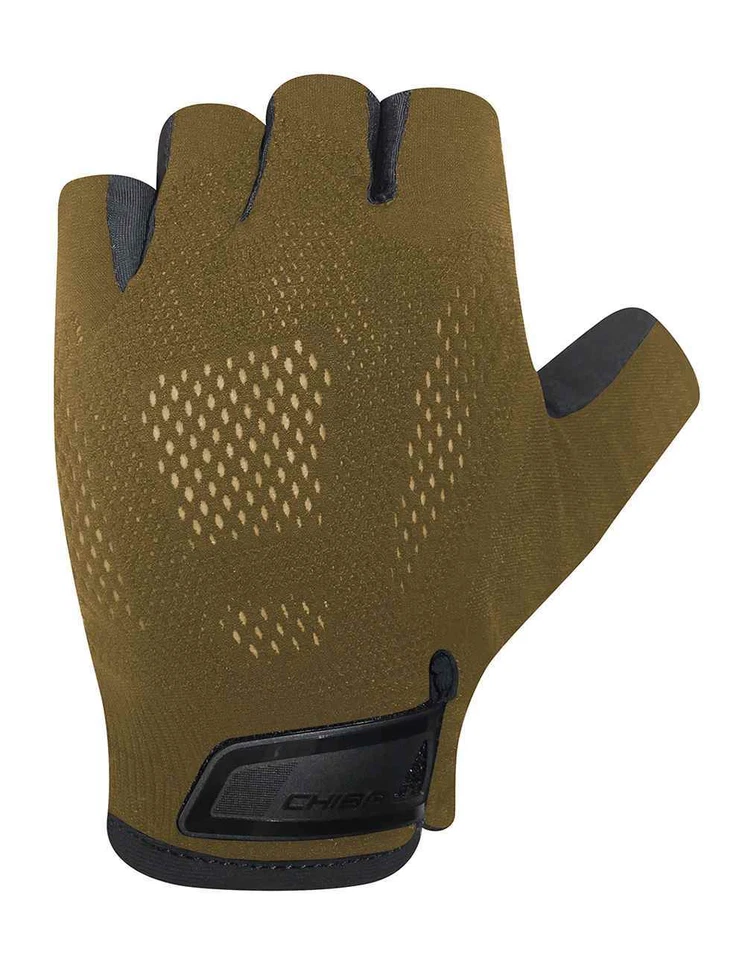 Chiba BioXCell Road Fahrrad Handschuhe kurz olive grün 2025