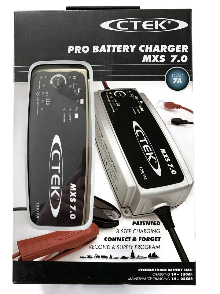 CTEK MXS 7.0 Batterie Ladegerät 12V PKW Auto KfZ Boot Transporter AGM GEL Säure