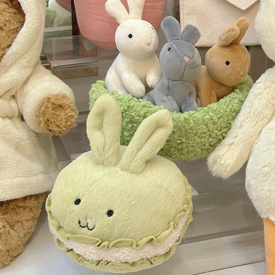 Jellycat DAINTY DESSERT BUNNY MACARON Soft Plush CUTE Stuffed