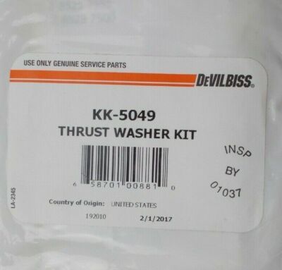 #ad #ad Thrust Washer Kit For; Pressure Tank Devilbiss KK 5049 $15.97
