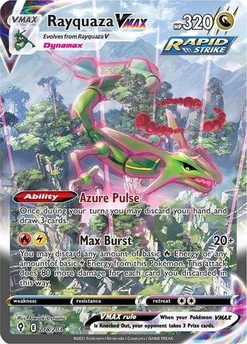 Rayquaza VMAX 218/203 SWSH07: Evolving Skies