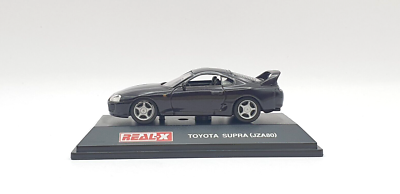 Real-X 1/72 TOYOTA SUPRA JZA80 DARK BROWN/PURPLE diecast car model