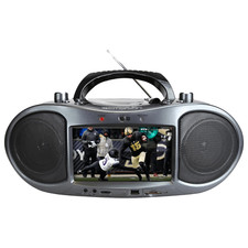 Emerson 7  Bluetooth DVD Boombox with HD-INPUT AM/FM Radio and Stereo Speakers