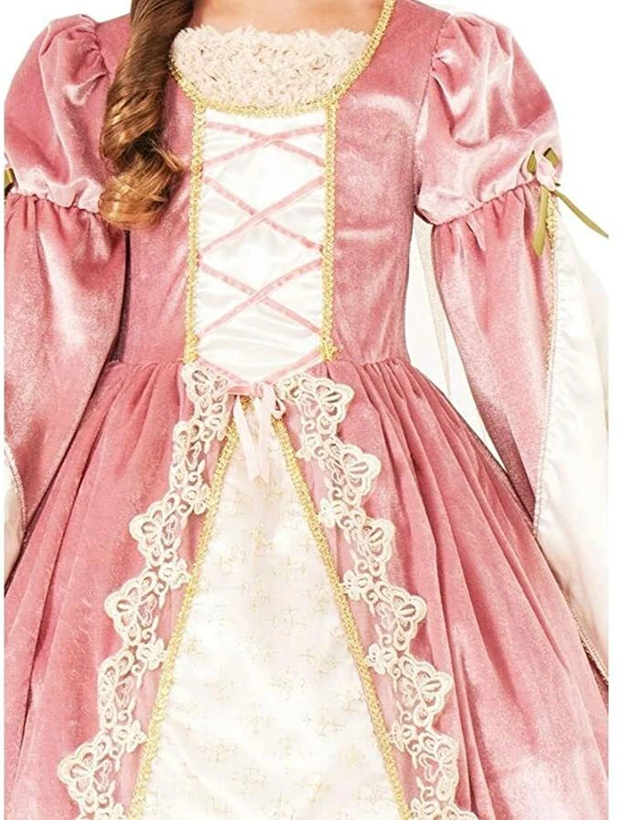 Vestido Disfraz Forum Novedades Diseñador Colección Deluxe Victoriano Rosa Foto 2 de 3