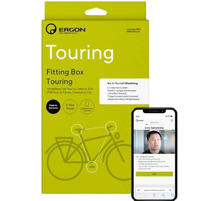 Ergon Fitting Box Fahrrad Touring Trekking SUV City Ergonomie Einstellung