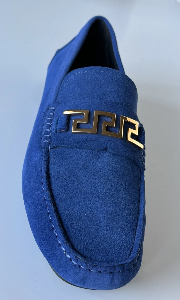 Versace sales suede shoes