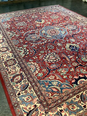 Khoy Oriental Hand Knotted Wool Handmade Caucasian Rug 9'8''x12'7