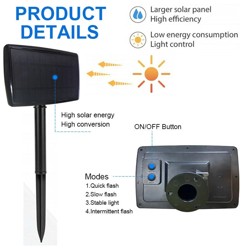 48ft Solar String Lights Waterproof Commercial Patio Globe Fairy Light Bulbs AU - image 4 of 4