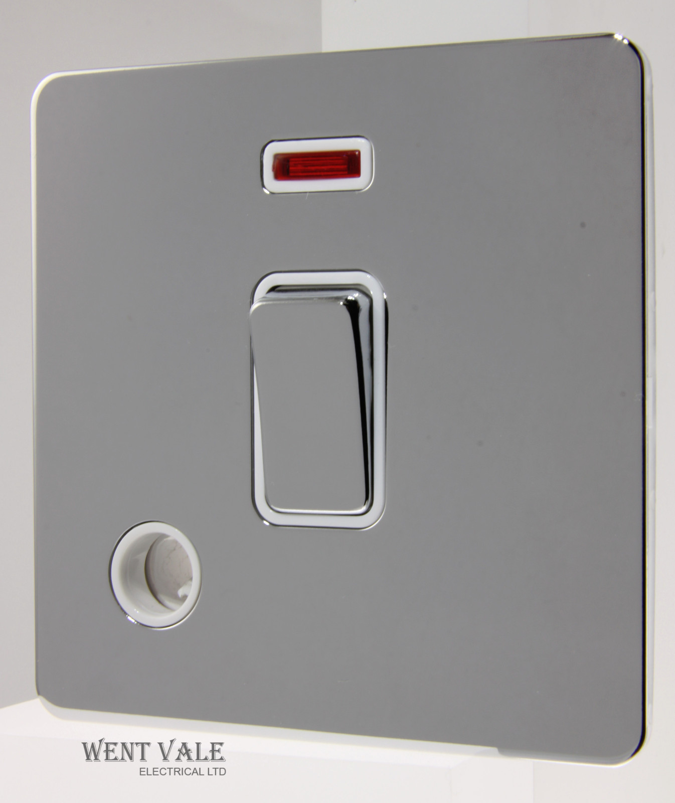 Schneider Ultimate - GU2414WPC - 20a Double Pole Switch + Neon and Flex Outlet