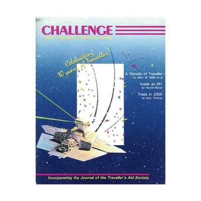 GDW Challenge Ma  #29 ''A Decade of Traveller, Inside an M1, Trade in 23 Mag VG+
