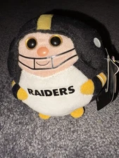 *RETIRED* Ty Beanie Baby Ballz NFL RAIDERS 5" (2012) NEW W/tag