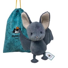Jellycat Broox Bat Halloween Plush Toy Gray Brand New With Tag  Dust Bag Gifts 