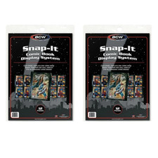 BCW Comic Book Snap-It Black 8  " x 11  "   12 Panels 2 Packs 