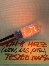 6x IN-8 / IN8 / ~IN-8-2/ ~IN14 / NIXIE TUBES CLOCK (NEW NOS OTK TESTED 100%)