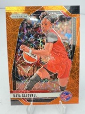 2024 Panini Prizm WNBA #38 Maya Caldwell Orange Velocity Prizms Indiana Fever