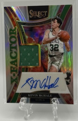 Kevin McHale 2024-25 Panini Select Silver Prizm Game-Used Jersey 