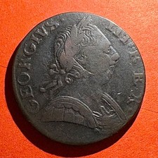 ☆ INCREDIBLE !! - 1775 King George III Colonial Coin ☆ GOOD DETAILS !! ☆
