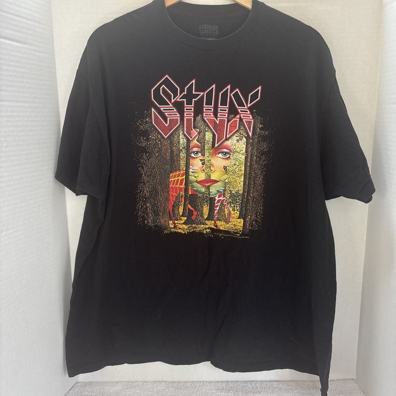 Styx The Grand Illusion Music Shirt XXL BY AMERICAN CLASSICS
