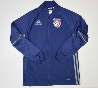 Adidas Climacool USA United Soccer Athletes Youth Large Long Sleeve Track Jacket