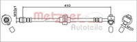 Metzger 4111607 Bremsschlauch FüR Opel Vauxhall