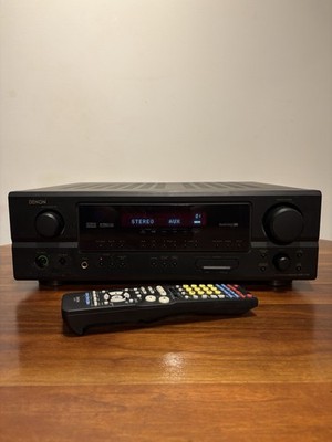 Denon AVR-1705 AV Receiver Bundle w/ Remote Tested Working Read 