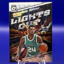 2023 Donruss Optic Lights Out Fast Break Holo Prizm Brandon Miller #2 Rookie RC
