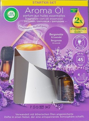 AirWick Aroma-Öl Diffuser Bergamotte & Lavendel / Starter-Set + NEU und OVP