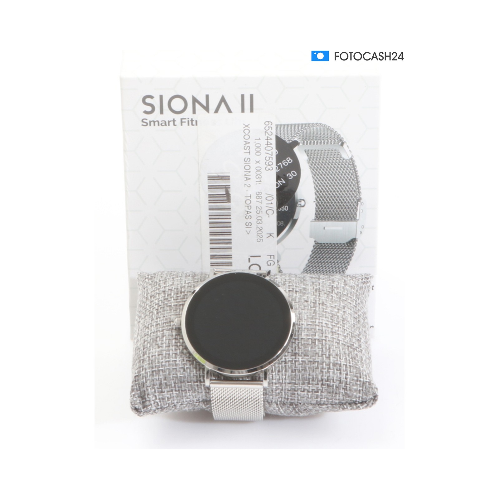 XCOAST SIONA 2 - TOPAS SILVER Smartwatch + Defective (286754)