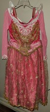 Disney Princess Aurora Sleeping Beauty Costume Gown Dress Size 120/6/7