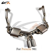 Ka Catback Exhaust For Porsche Cayman Boxster 981 Titanium Alloy Rear Section