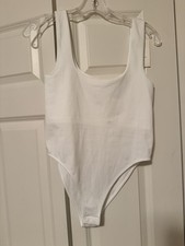 A New Day White Bodysuit Size Small NWT