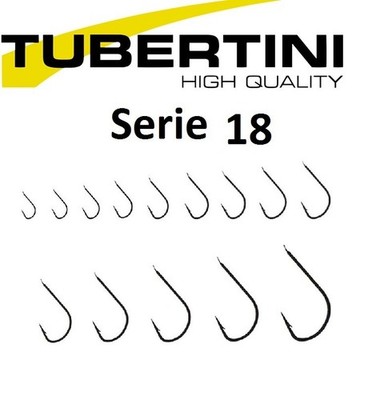 Tubertini Serie 18 Haken mit Widerhaken