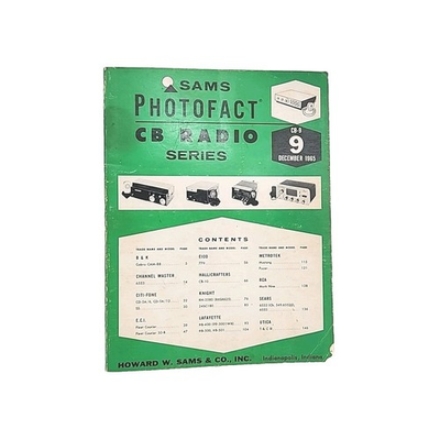 #ad Sams Photofact CB Radio Series December 1965 $9.47