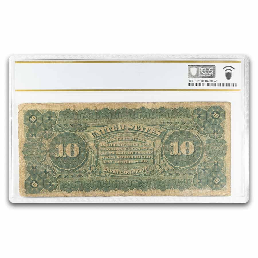 1886 $10 Silver Cert. Hendricks Tombstone VG-10 PCGS (Fr#292) | eBay