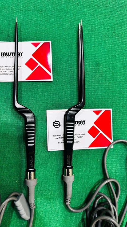 Juego de 6 pinzas de bayoneta bipolares antiadherentes Stryker SilverGlide 6720-240-007 Foto 4 de 4