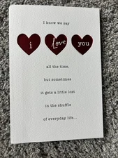 New Heartfelt Anniversary Card. American Greetings. Retails $5.69. Brand New.