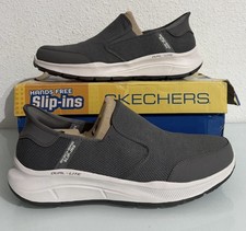 Skechers Equalizer 5.0 Drayze Slip-ins Shoes Mens Size 13 Charcoal Gray 232926
