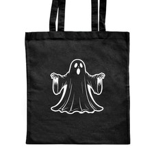 Shopper-Tasche 'Spooky Ghost' klassisch schwarz (ZB00021514)