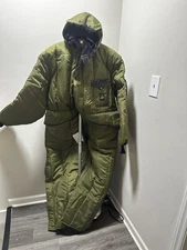 REFRIGIWEAR Iron-Tuff Coverall with Hood, 5XL SHORT brand new  sage