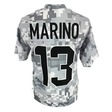 Dan Marino Jersey White Camo Miami | Unisex Adult Sizes S-5XL Unsigned Sewn