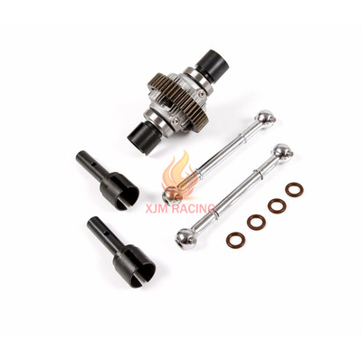 Metal Drive & Dog Bone with Diff Gear Kit for 1/5 HPI RV Km BAJA 5B 5t 5sc