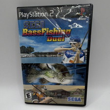 SEGA Sega Bass Fishing Duel Sony PlayStation 2 PS2 w/ Manual E 2002 NTSC-U/C